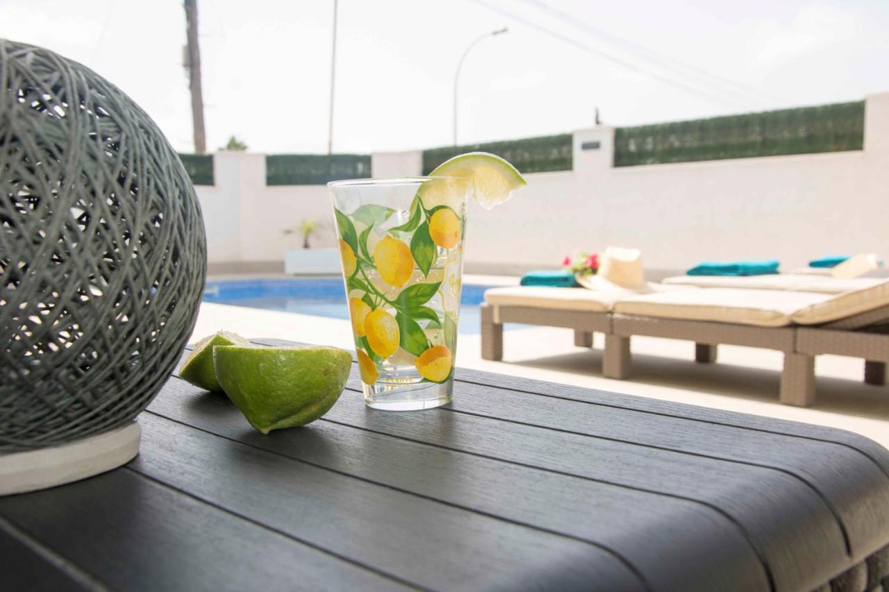 Villa Casa Soleada Piscina Climatizada Y Privada à Santiago De La Ribera Extérieur photo