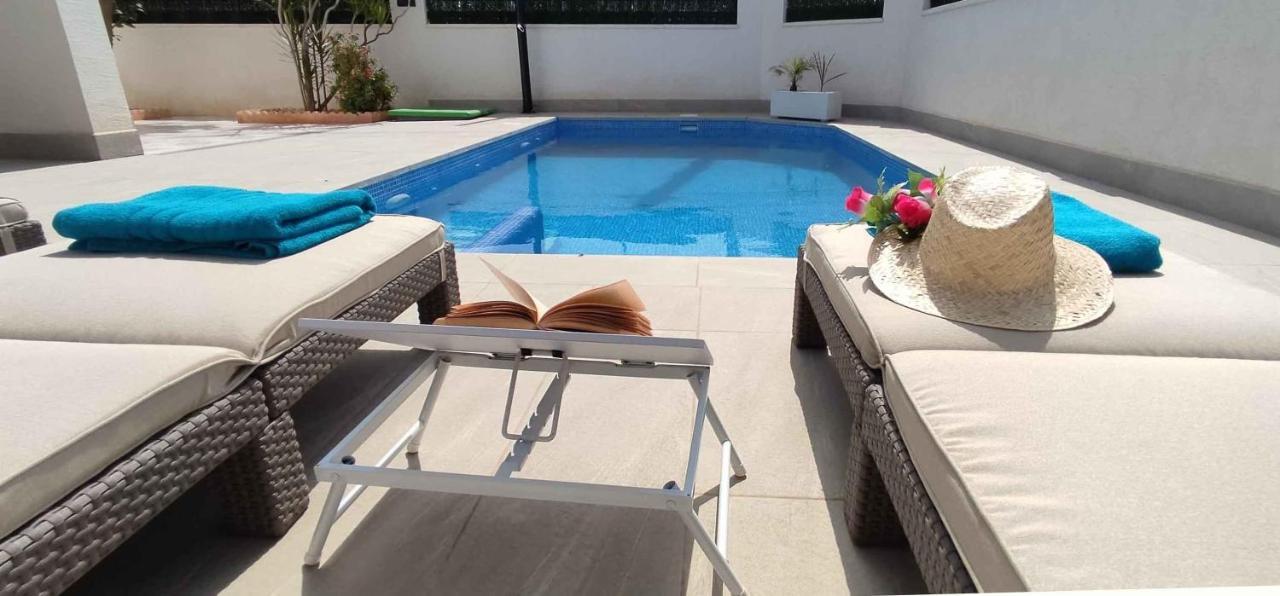 Villa Casa Soleada Piscina Climatizada Y Privada à Santiago De La Ribera Extérieur photo